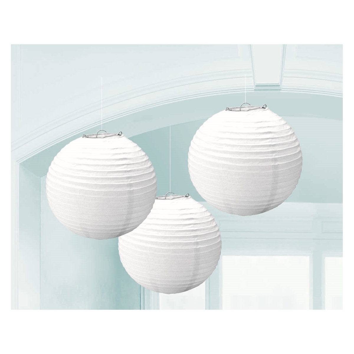 Paper Lanterns White (Pack of 3)
