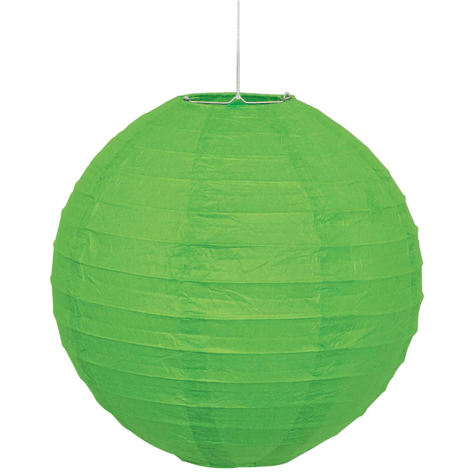 Paper Lantern Lime Green 25cm