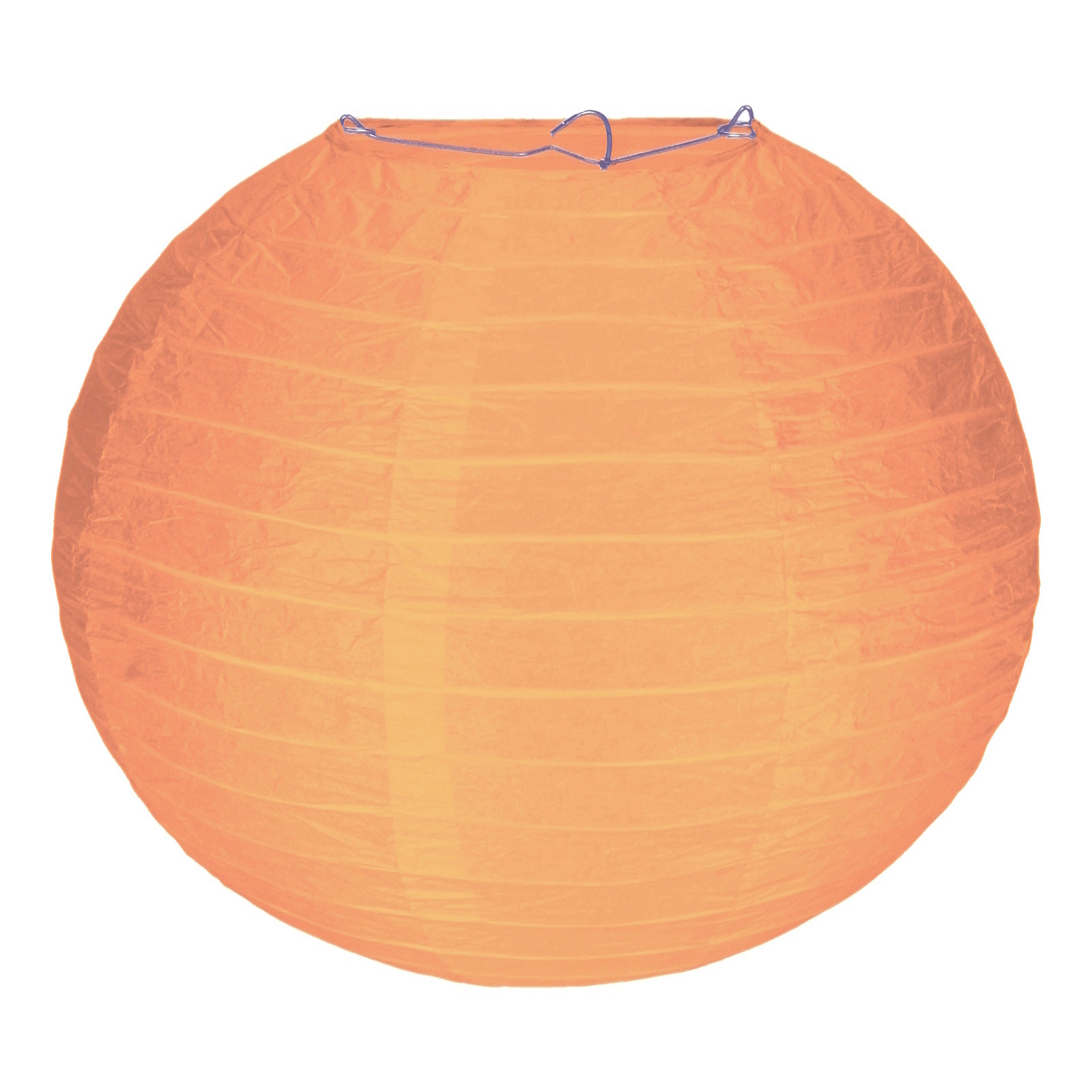 Orange Round Paper Lantern 25cm