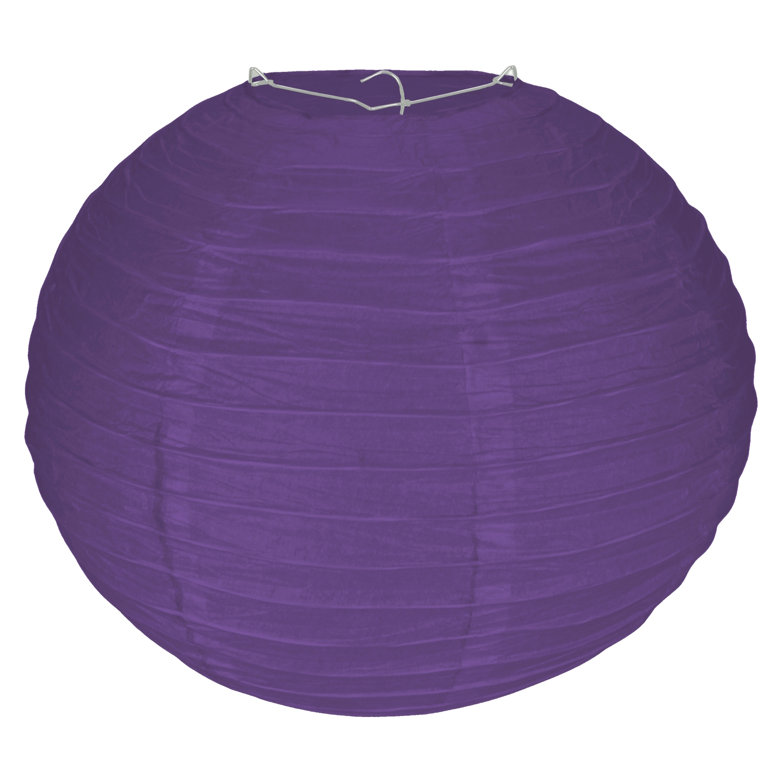 Purple Round Paper Lantern 30cm