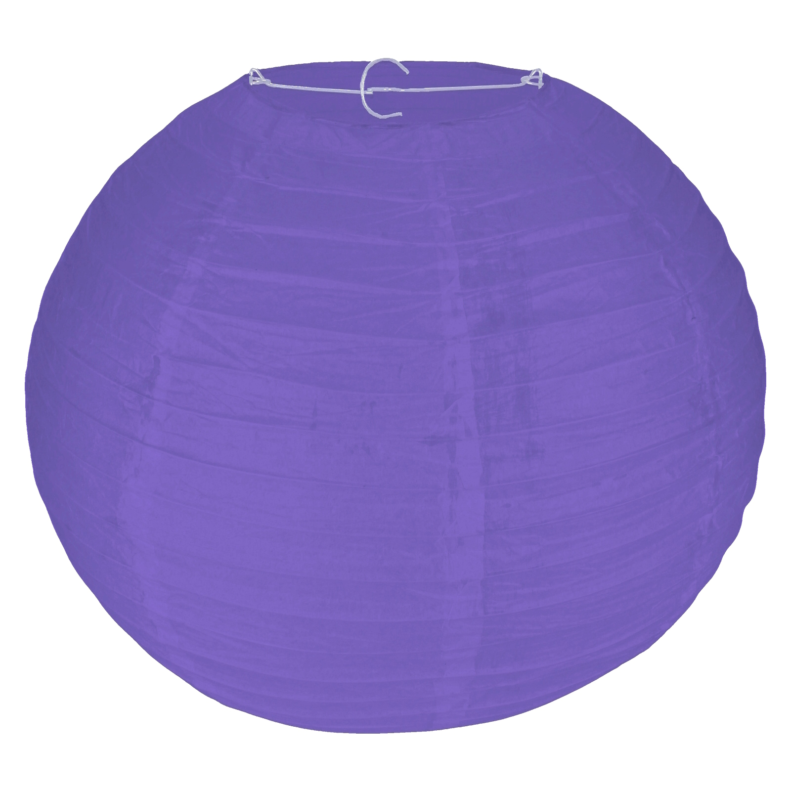 Purple Round Paper Lantern 35cm