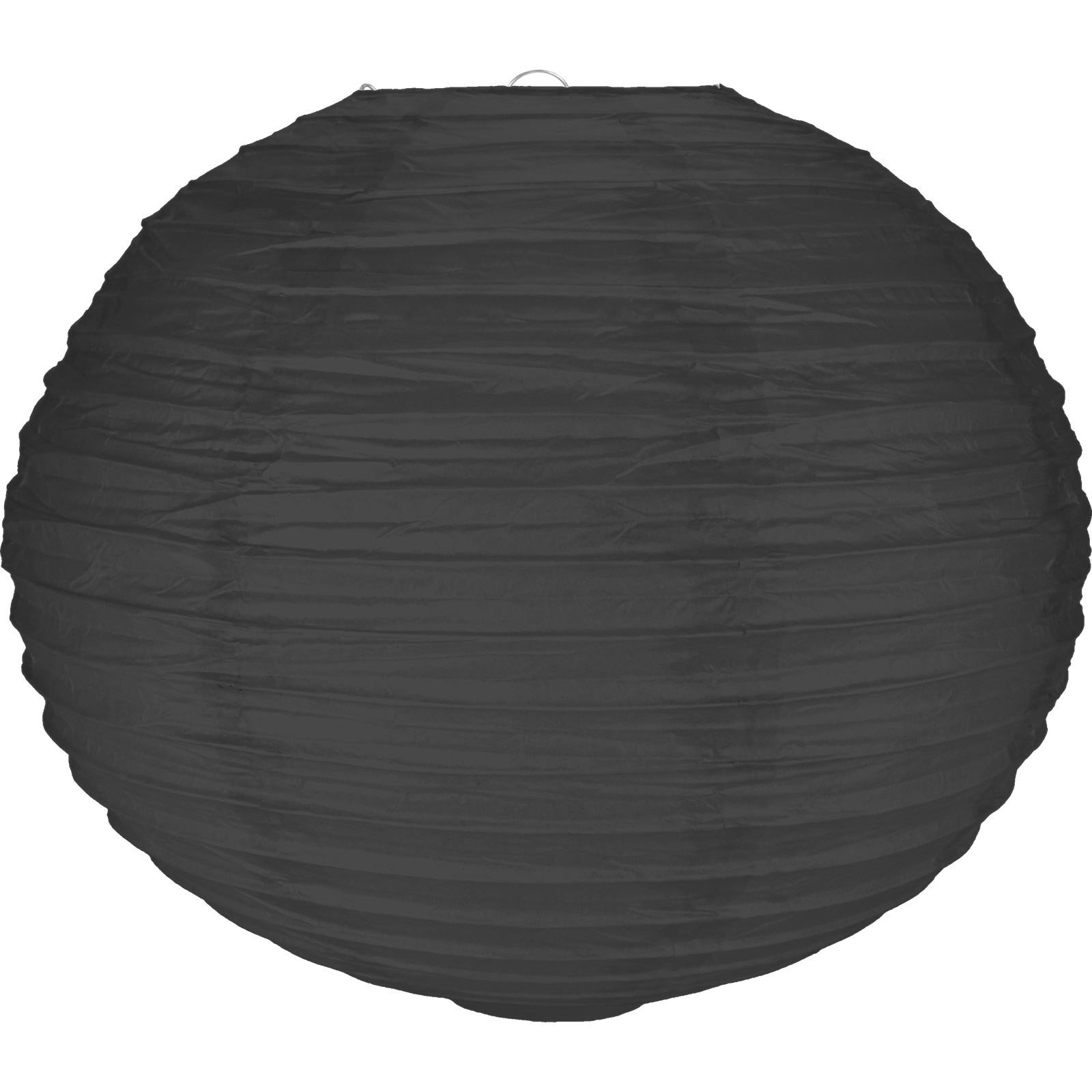 Black Round Paper Lantern 40cm