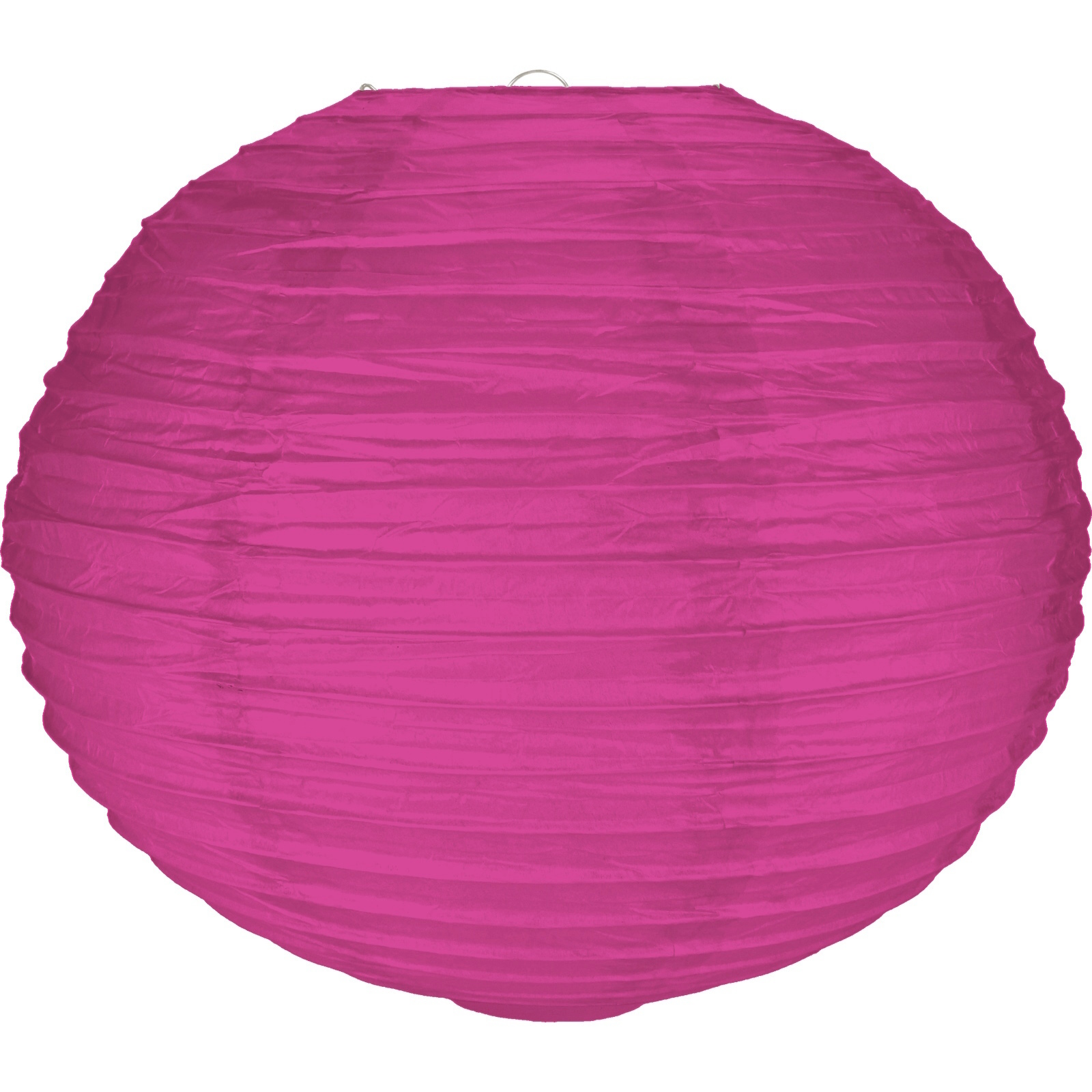 Hot Pink Round Paper Lantern 40cm