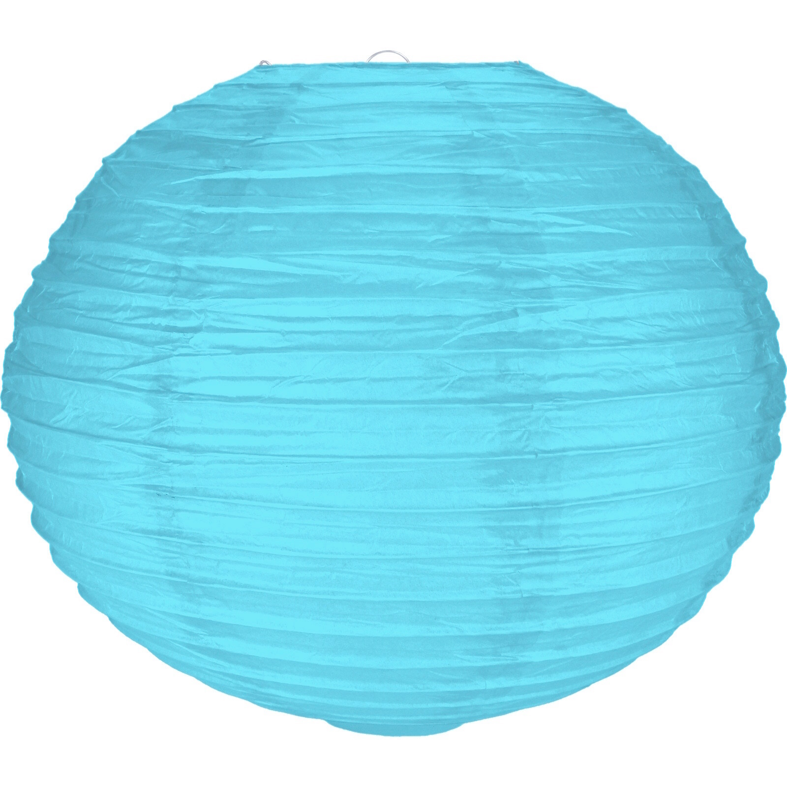 Light Blue Round Paper Lantern 40cm