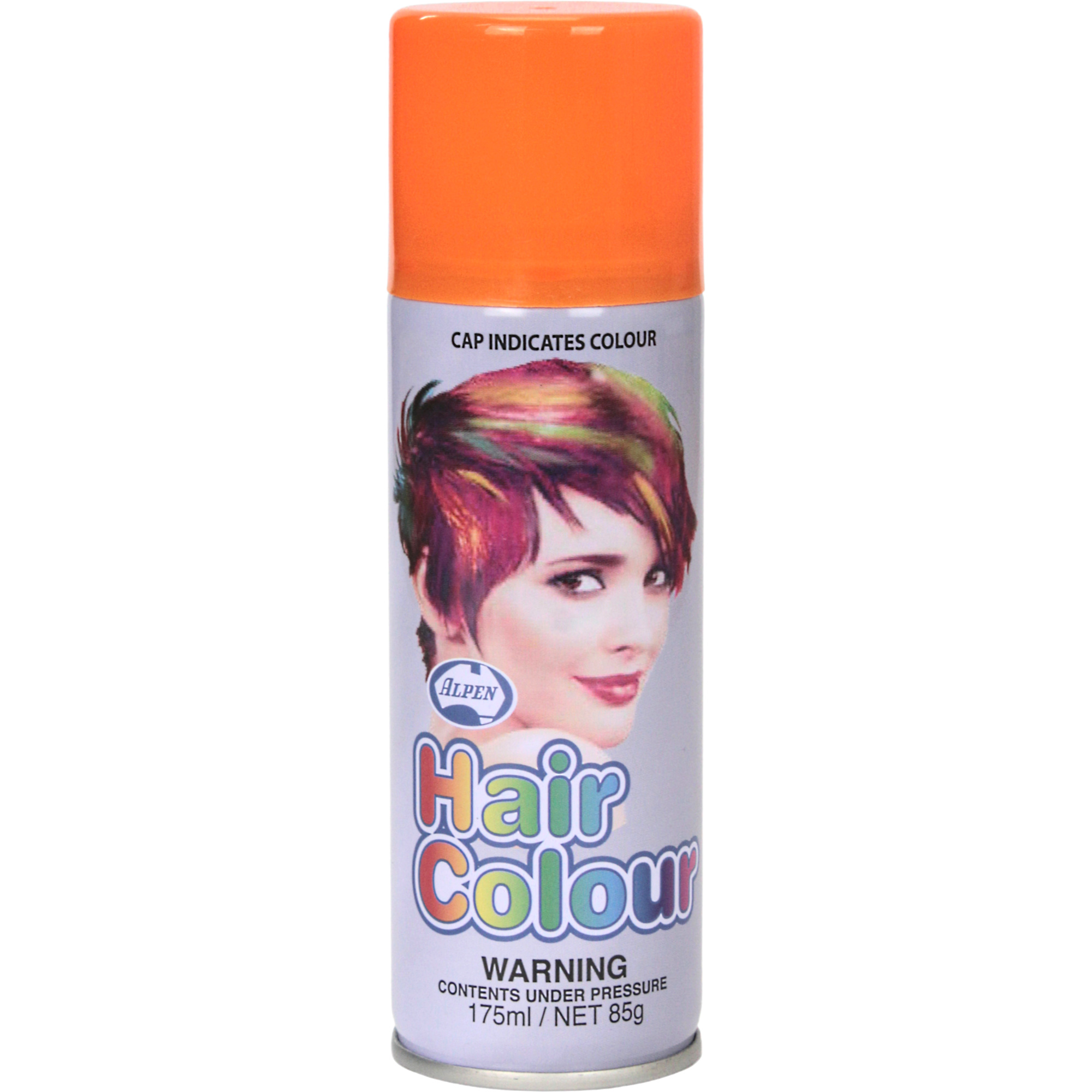 Orange Coloured Hair Spray