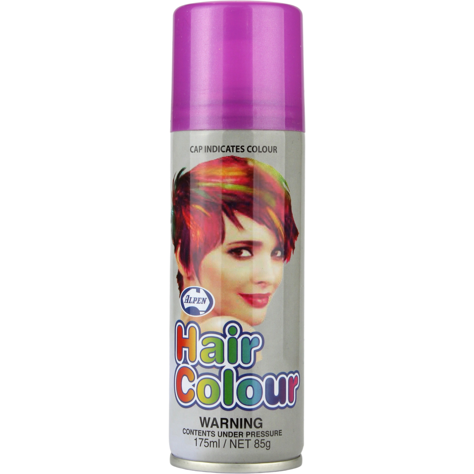 Purple Coloured Hair Spray
