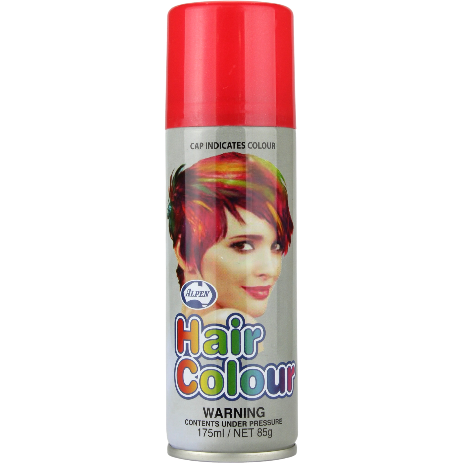 Red Coloured Hair Spray