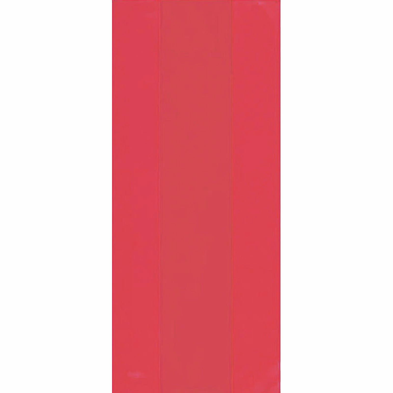 Red Plastic Lolly/Treat Bags (Pack of 25)