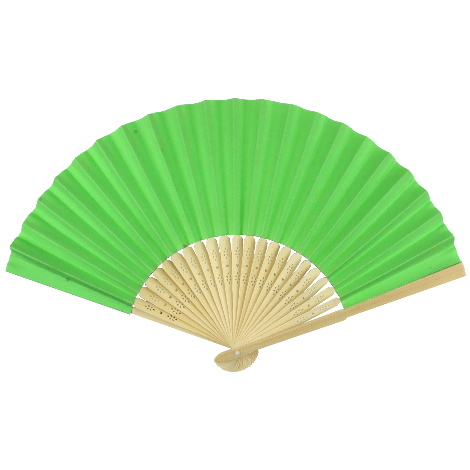 Pastel Lime Green Paper Fan