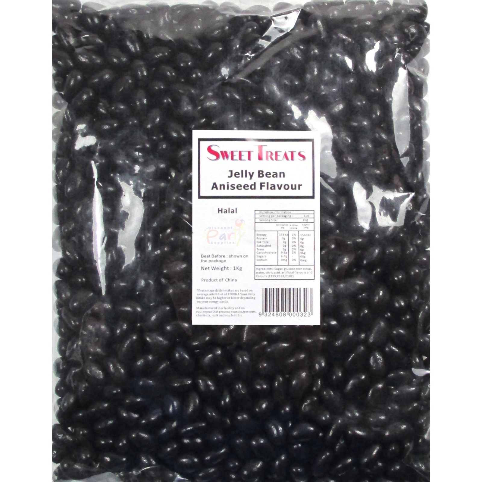 Black Jelly Beans (1kg)