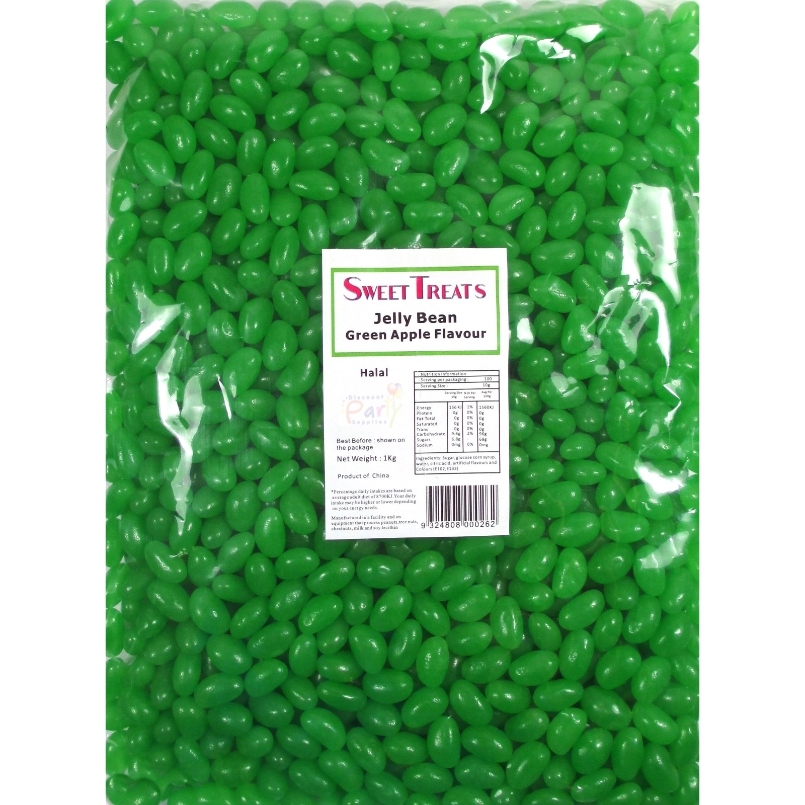 Green Jelly Beans (1kg)