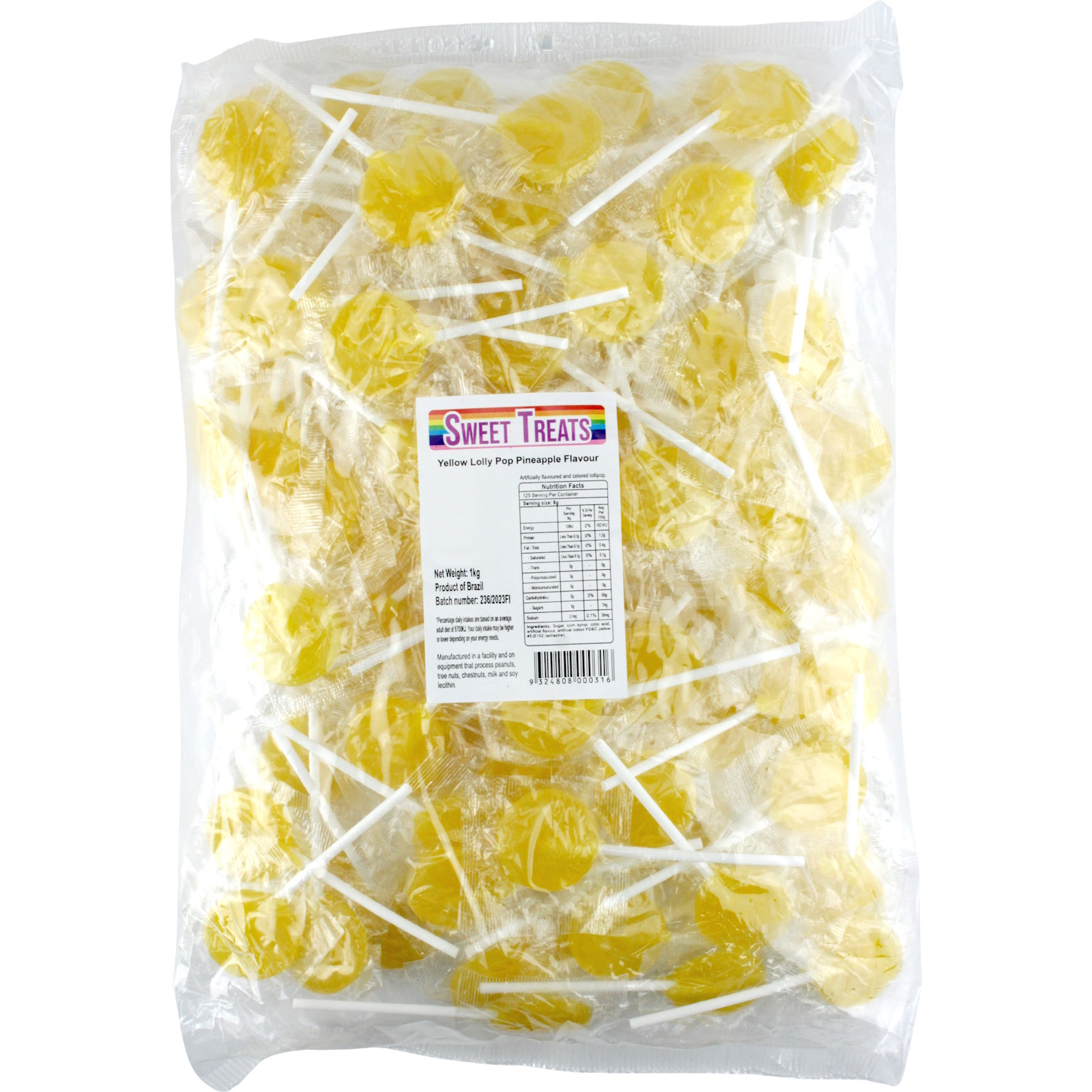 Yellow Lollipops (1kg)