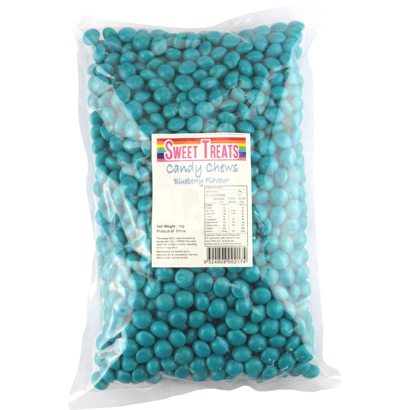 Blue Candy Chews (1kg)