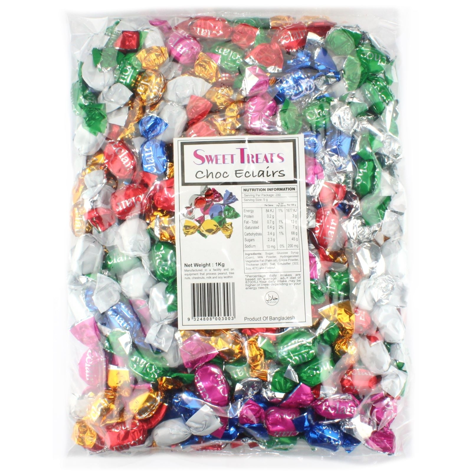 Assorted Choc Eclairs (1kg)