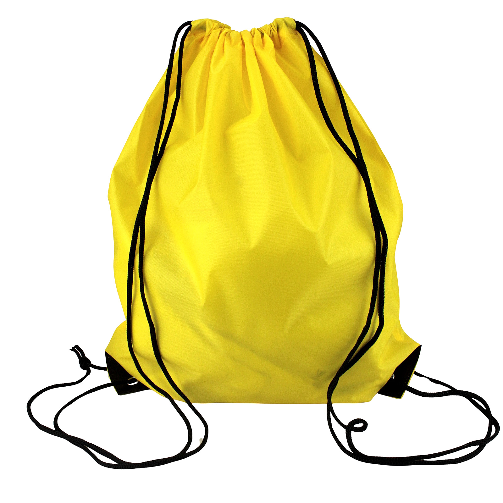 Yellow Drawstring Bags (Pack of 6)