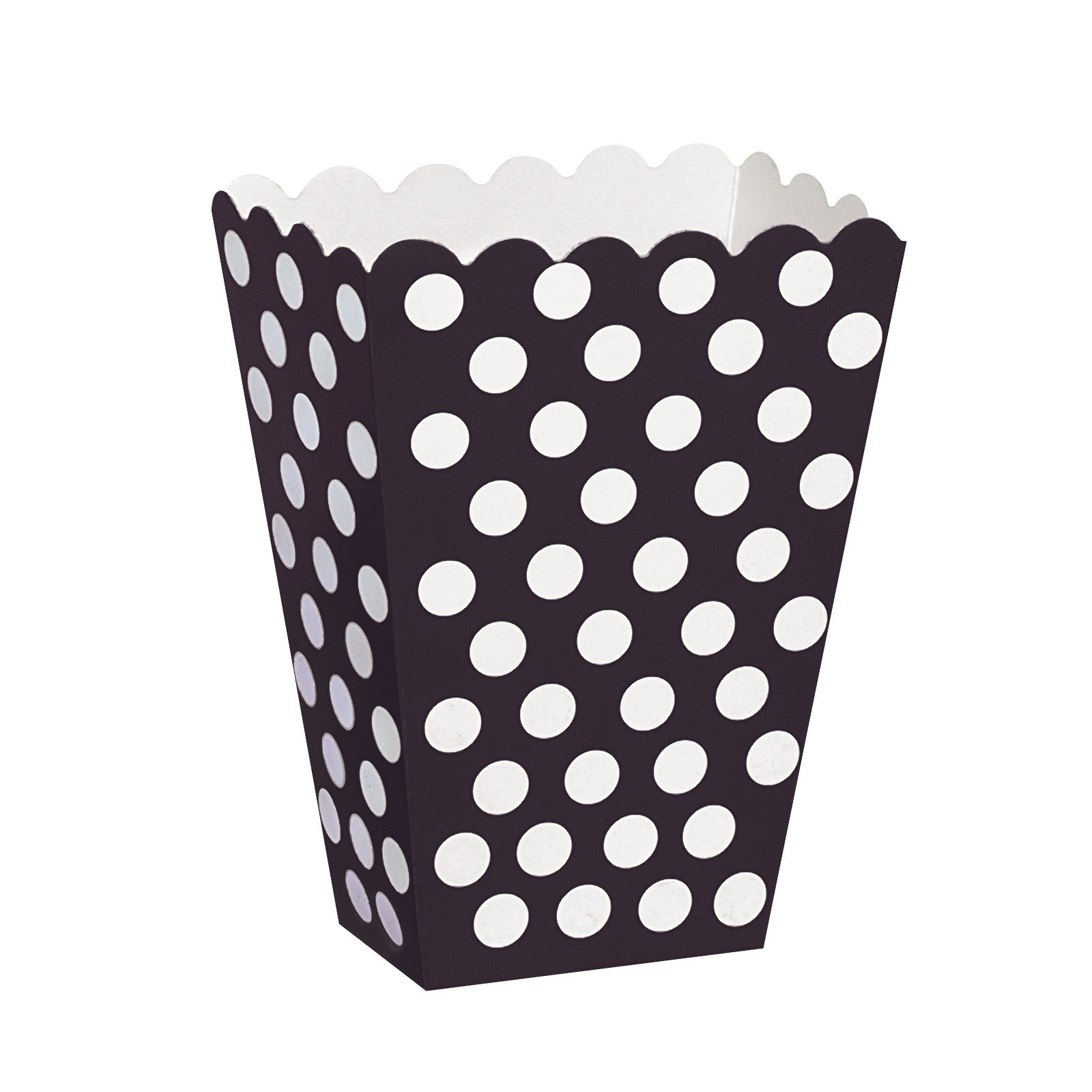 Black Polkadot Treat Boxes (Pack of 8)