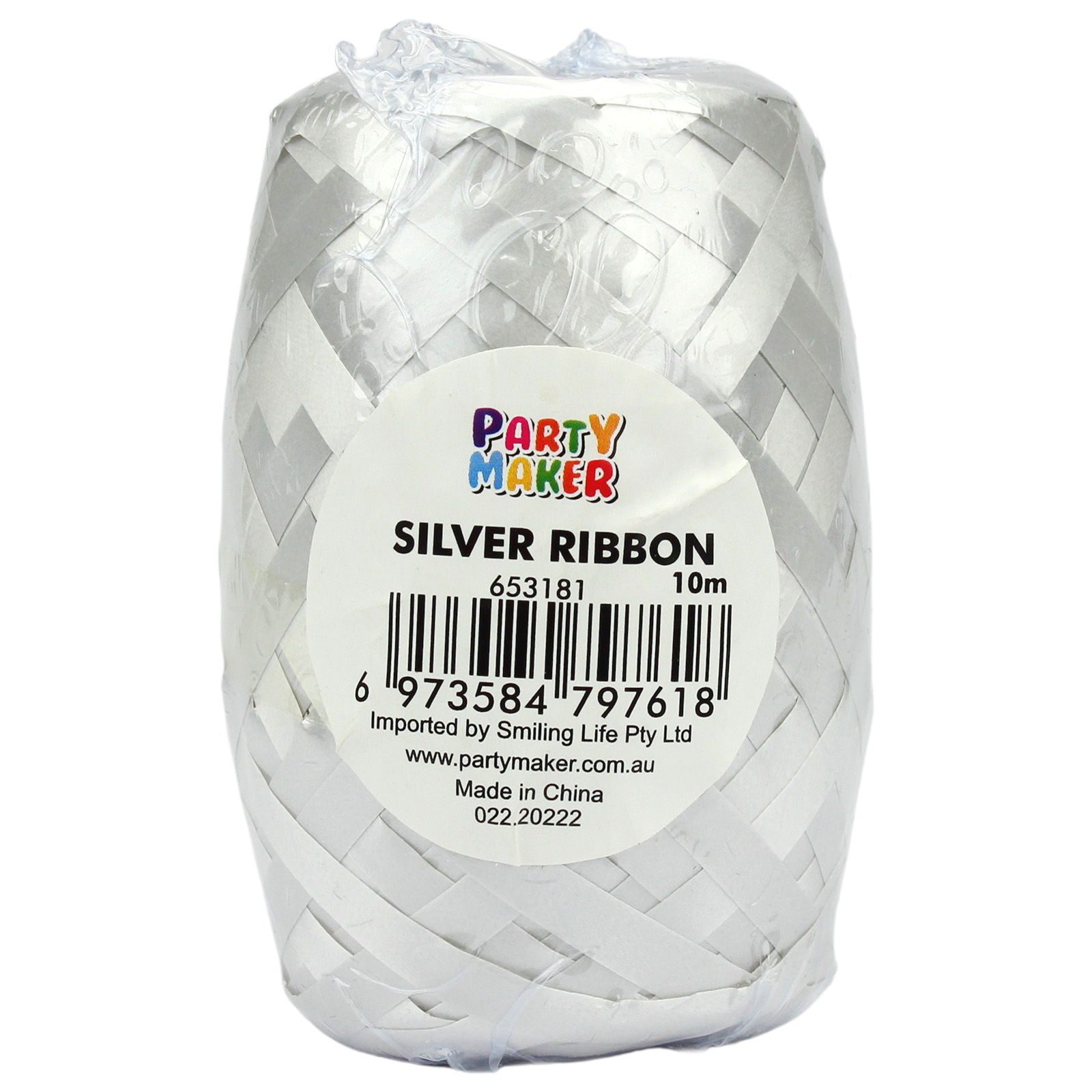 Silver Curling Ribbon (10m)