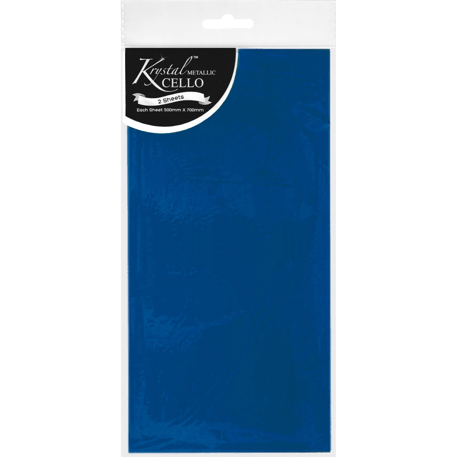 Krystal Blue Cellophane (2 Sheets)
