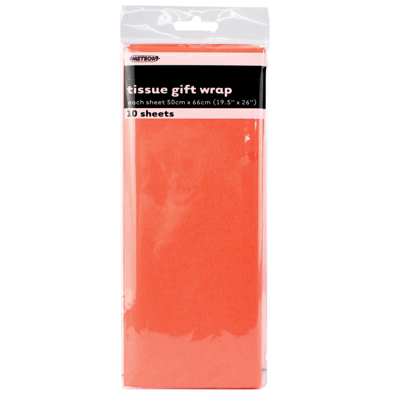 Pumpkin Orange Tissue Paper (10 Sheets)