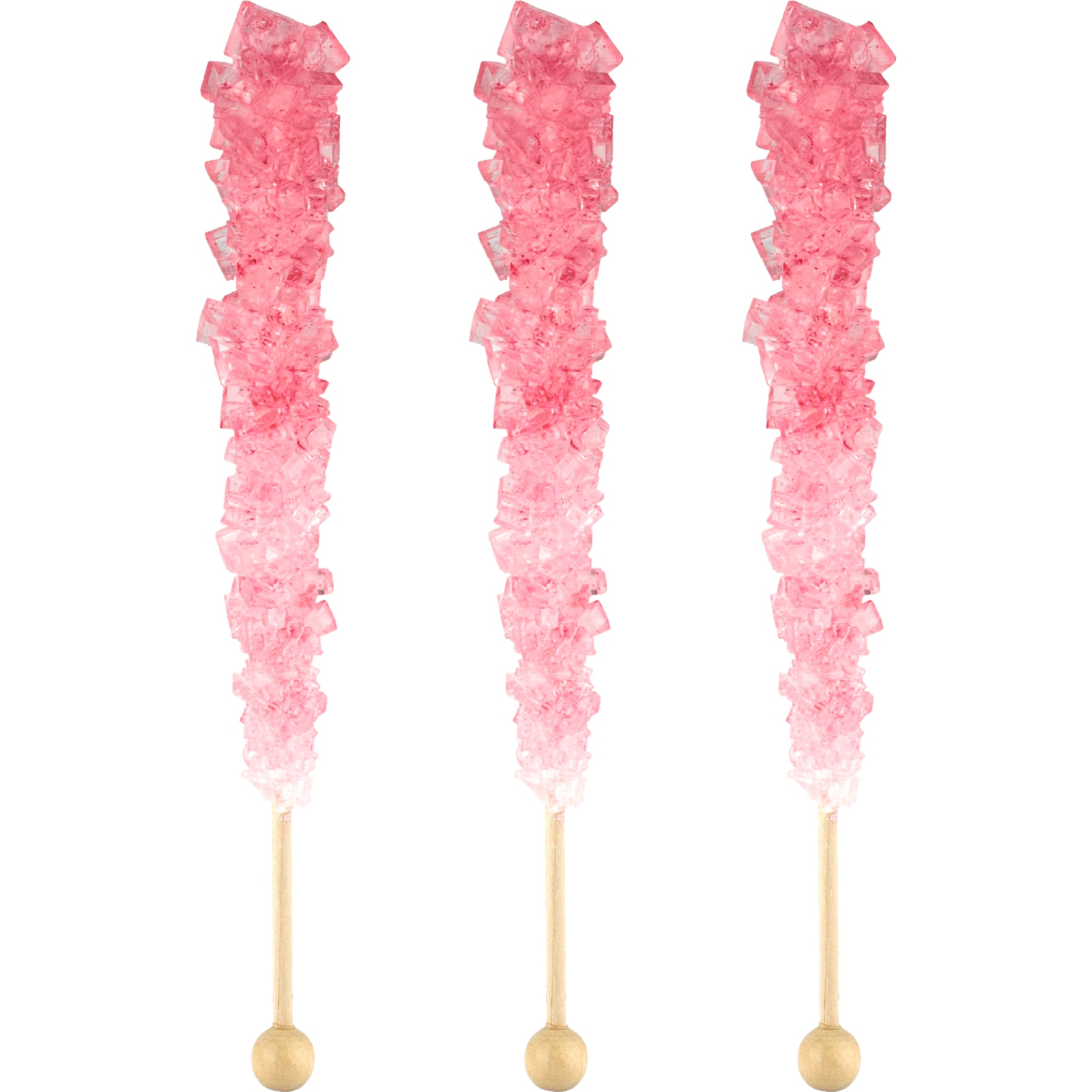 Pink Crystal Lolly Sticks (Pack of 5)