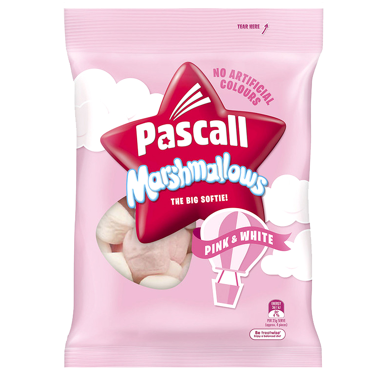 Pascall Marshmallows Pink & White (125g)