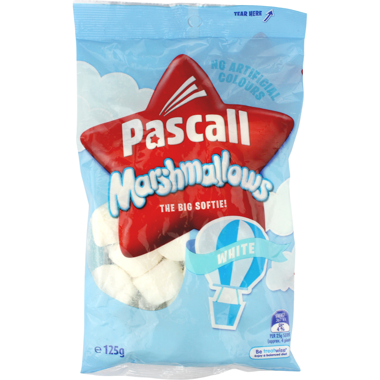 Pascall Marshmallows White  (125g)