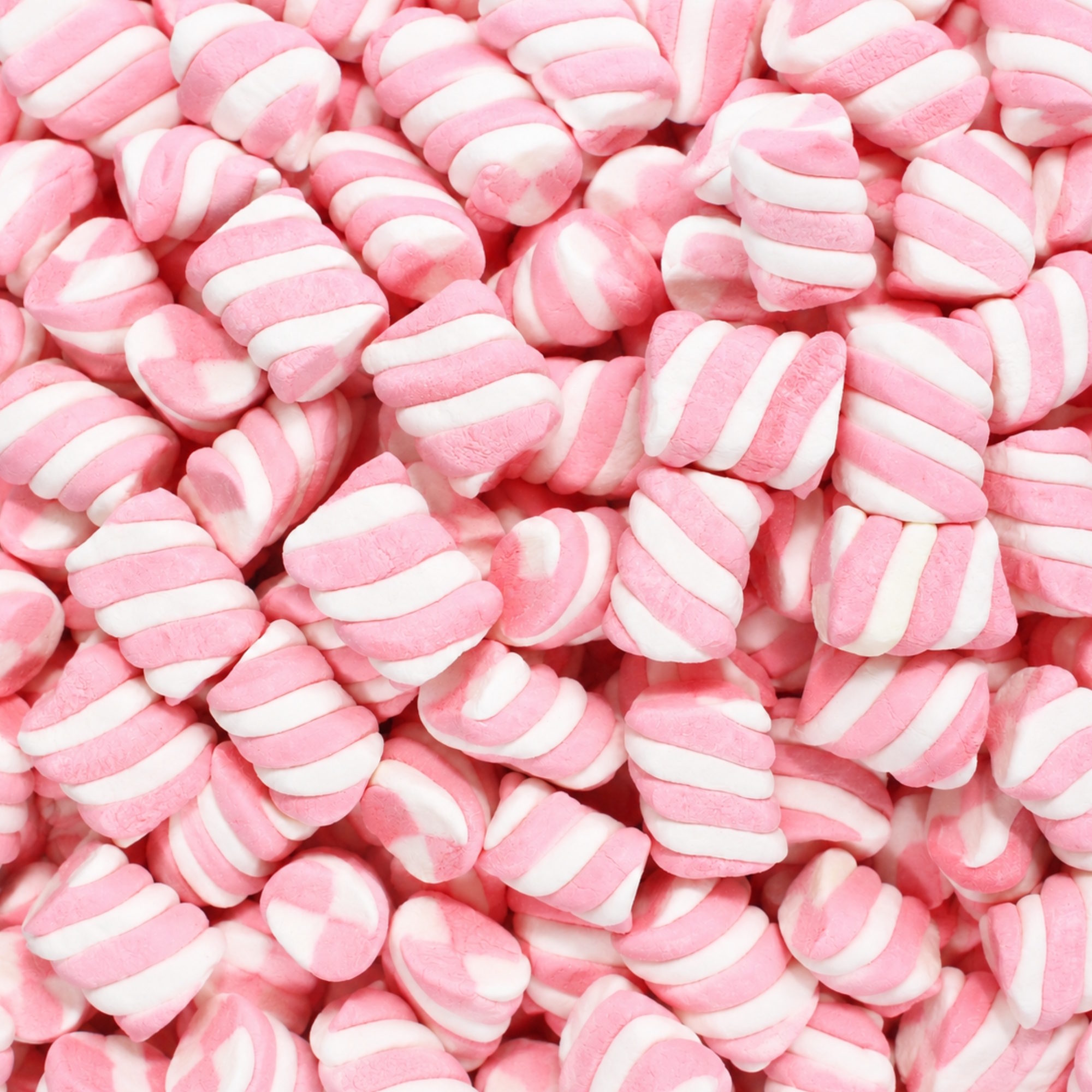 Pink & White Twist Mallow (800g Bag) 