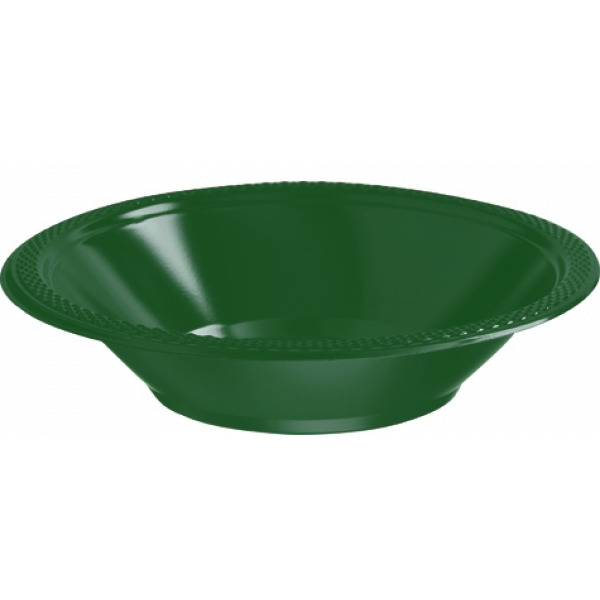 Green Plastic Bowls (Pack of 20)