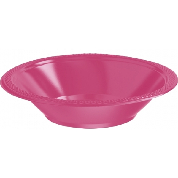 Magenta Plastic Bowls (Pack of 20)
