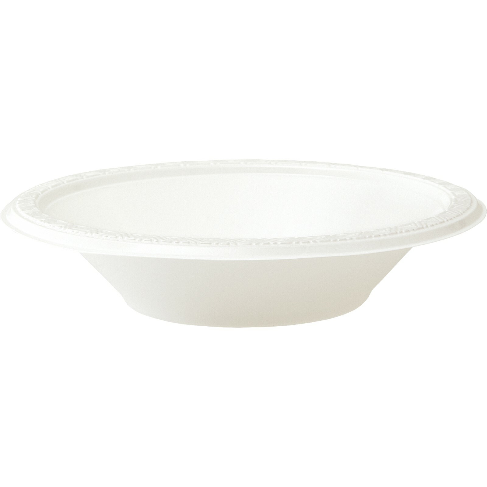 White Plastic Bowls (Pack of 8)