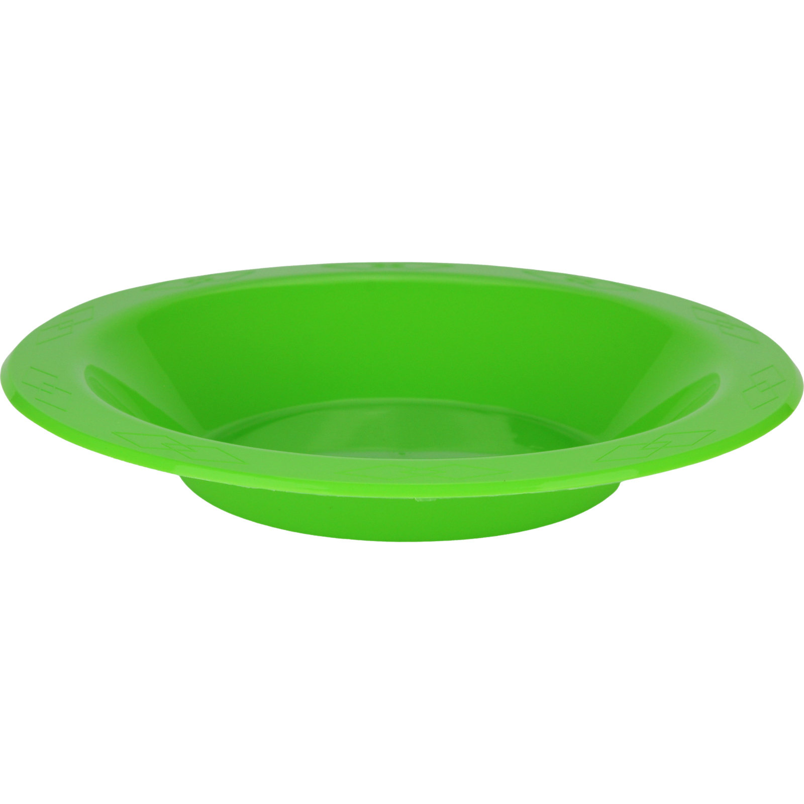 Lime 18cm Plastic Reusable Bowls (Pack of 20)