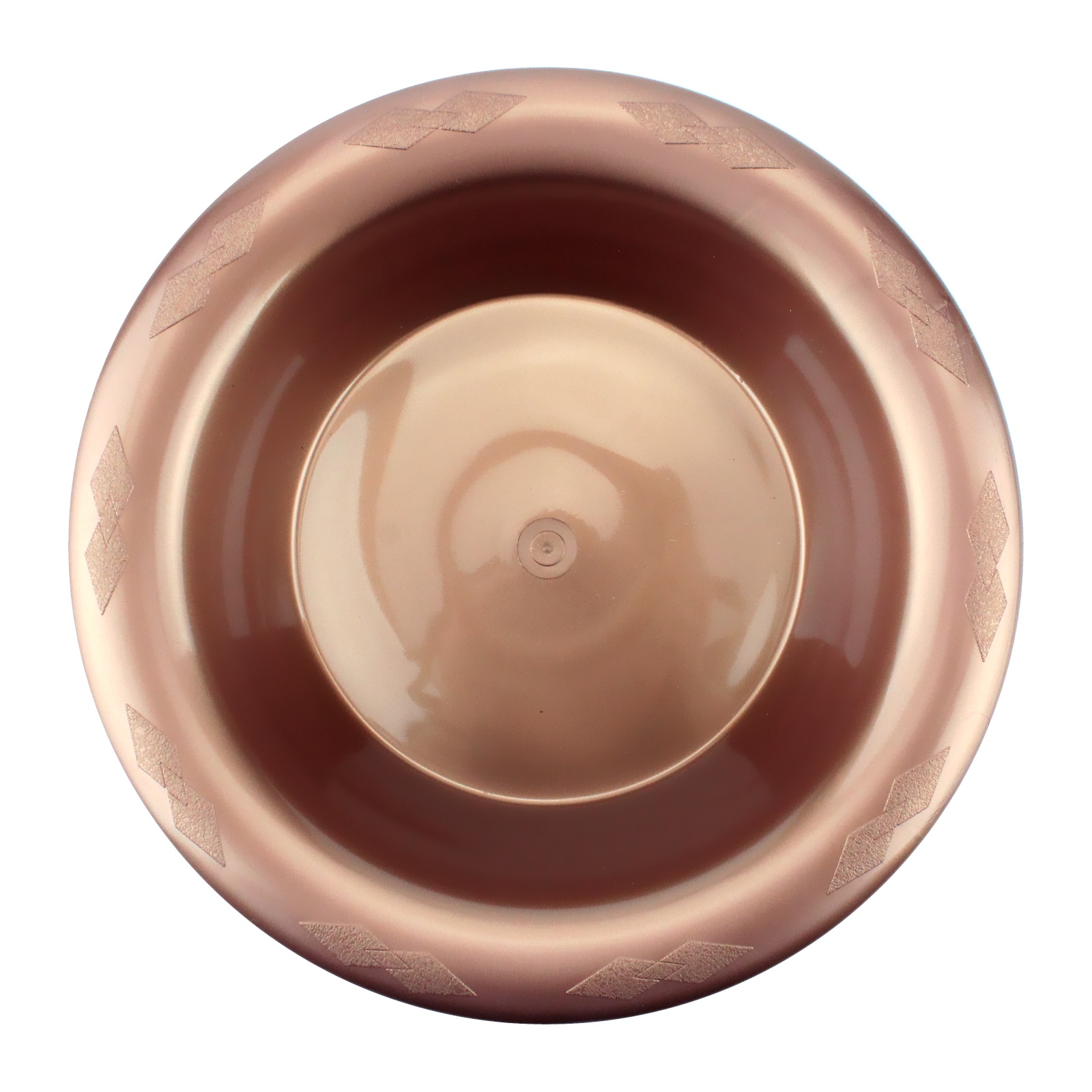 Rose Gold Round Plastic Bowls (Pack of 20)