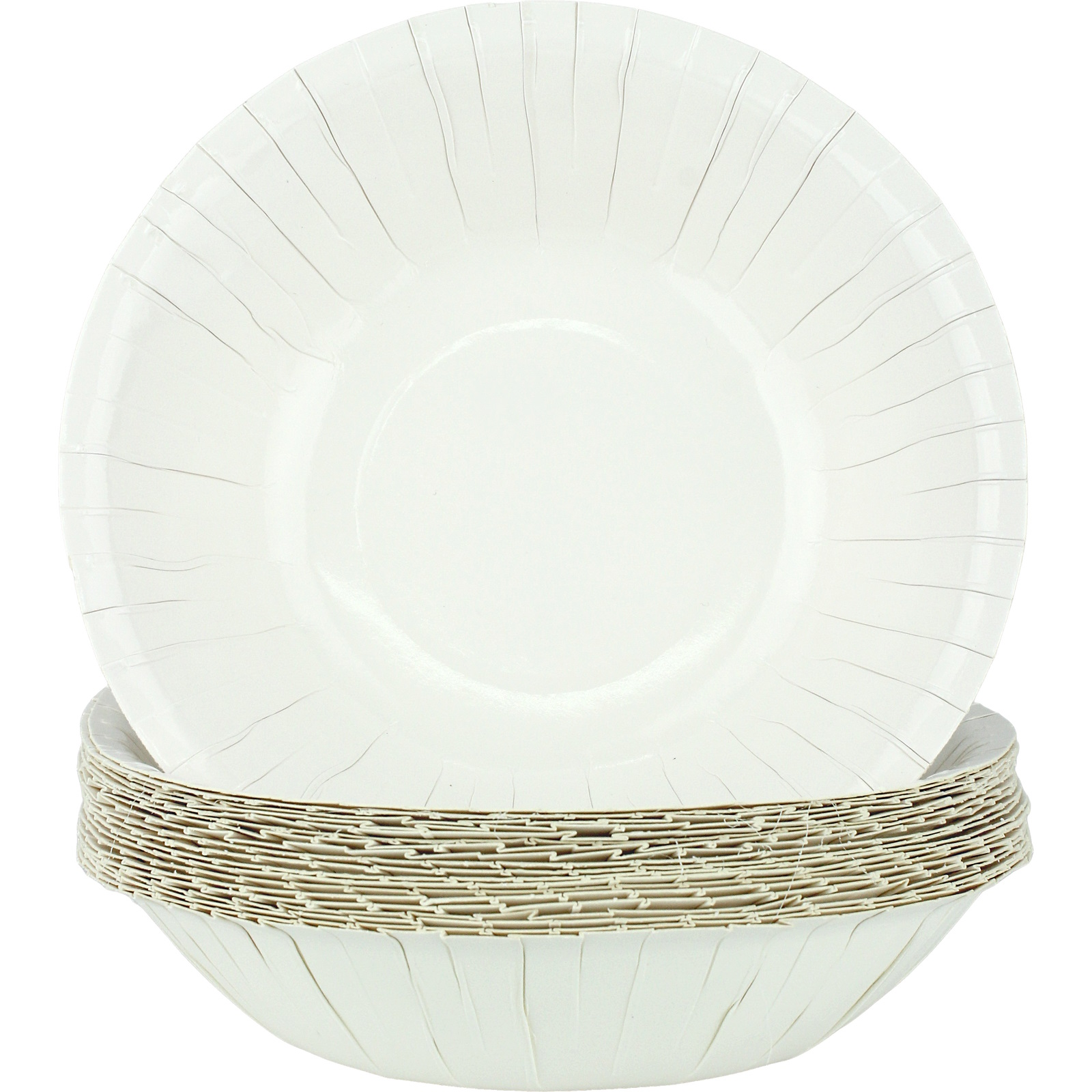 White Paper Dinner Bowls (Pack of 20)