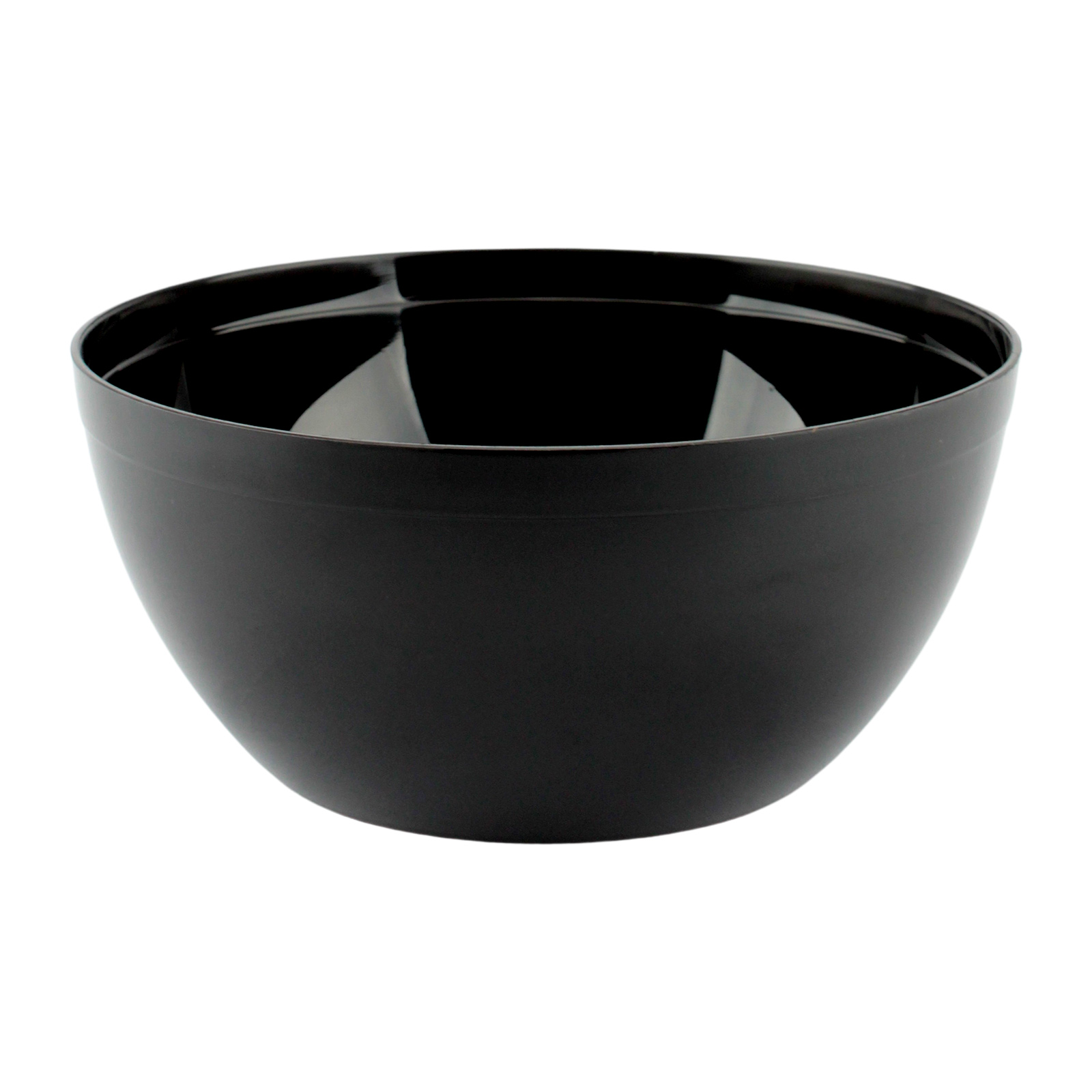 Black Reusable Plastic Bowl 11.5cm (Pack of 10) 
