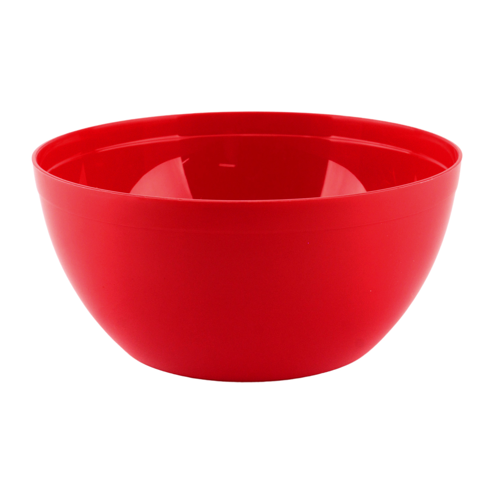 Red Reusable Plastic Bowl 11.5cm (Pack of 10)