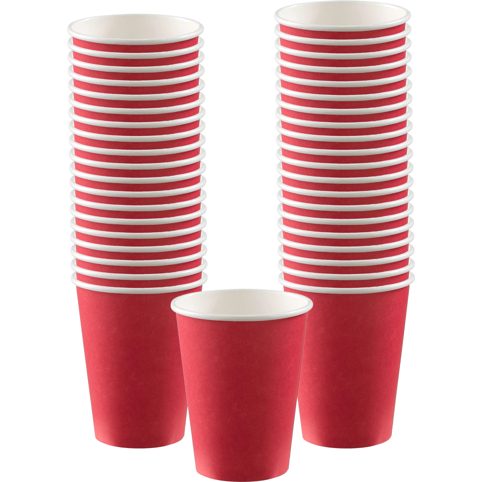 Red Paper Coffee/Drink Cups 354ml (Value Pack of 40)