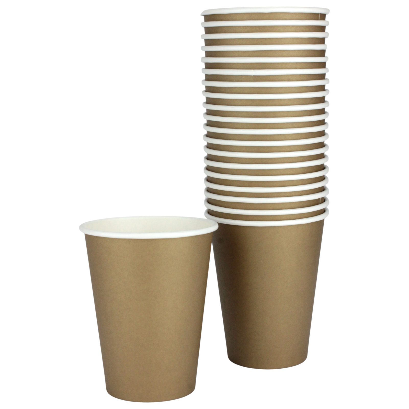 Gold Paper Cups 354ml (Pack of 20)