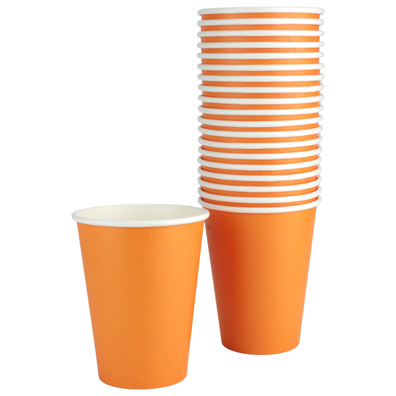 Pumpkin Orange Paper Cups 354ml (Pack of 20)