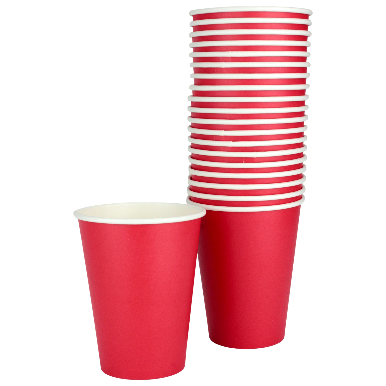 Apple Red Paper Cups 354ml (Pack of 20)