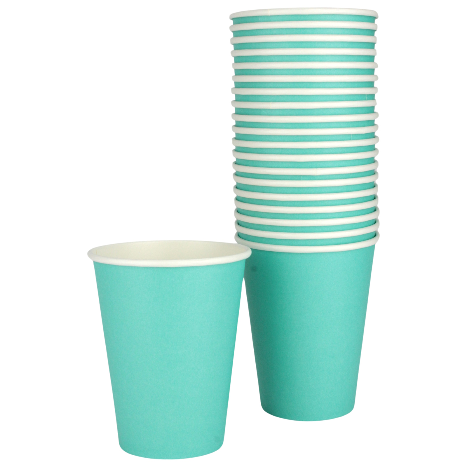 Robins Egg Blue Paper Cups 354ml (Pack of 20)