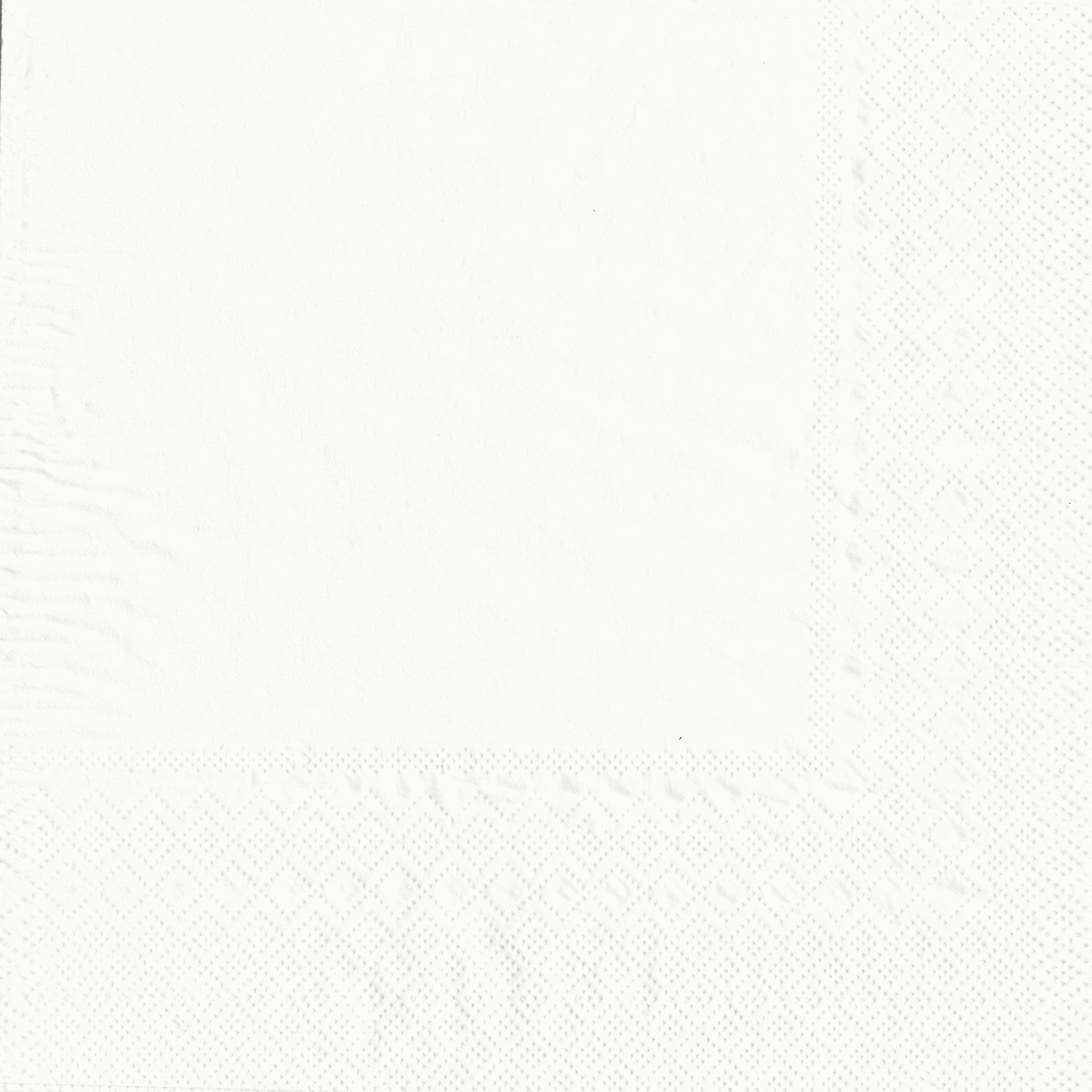 White Dinner Napkins / Serviettes (Pack of 50)