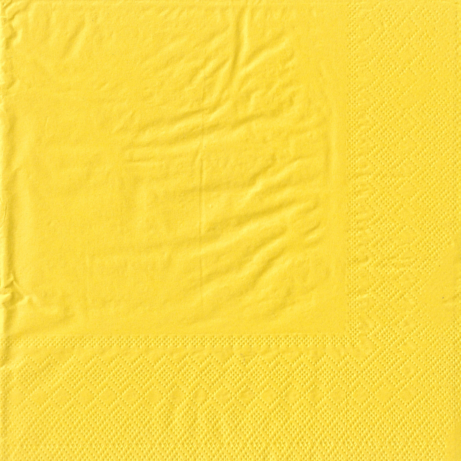 Yellow Dinner Napkins / Serviettes (Pack of 50)