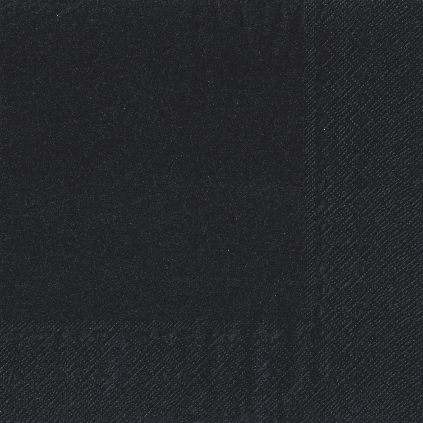 Jet Black Dinner Napkins / Serviettes (Pack of 40)