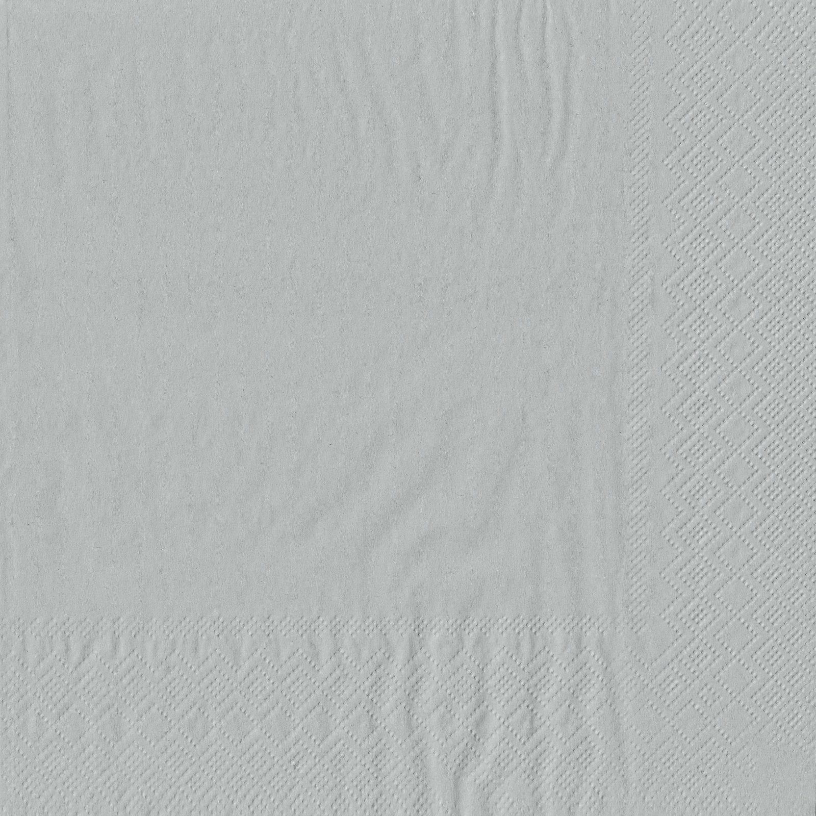 Silver Dinner Napkins / Serviettes (Pack of 40)