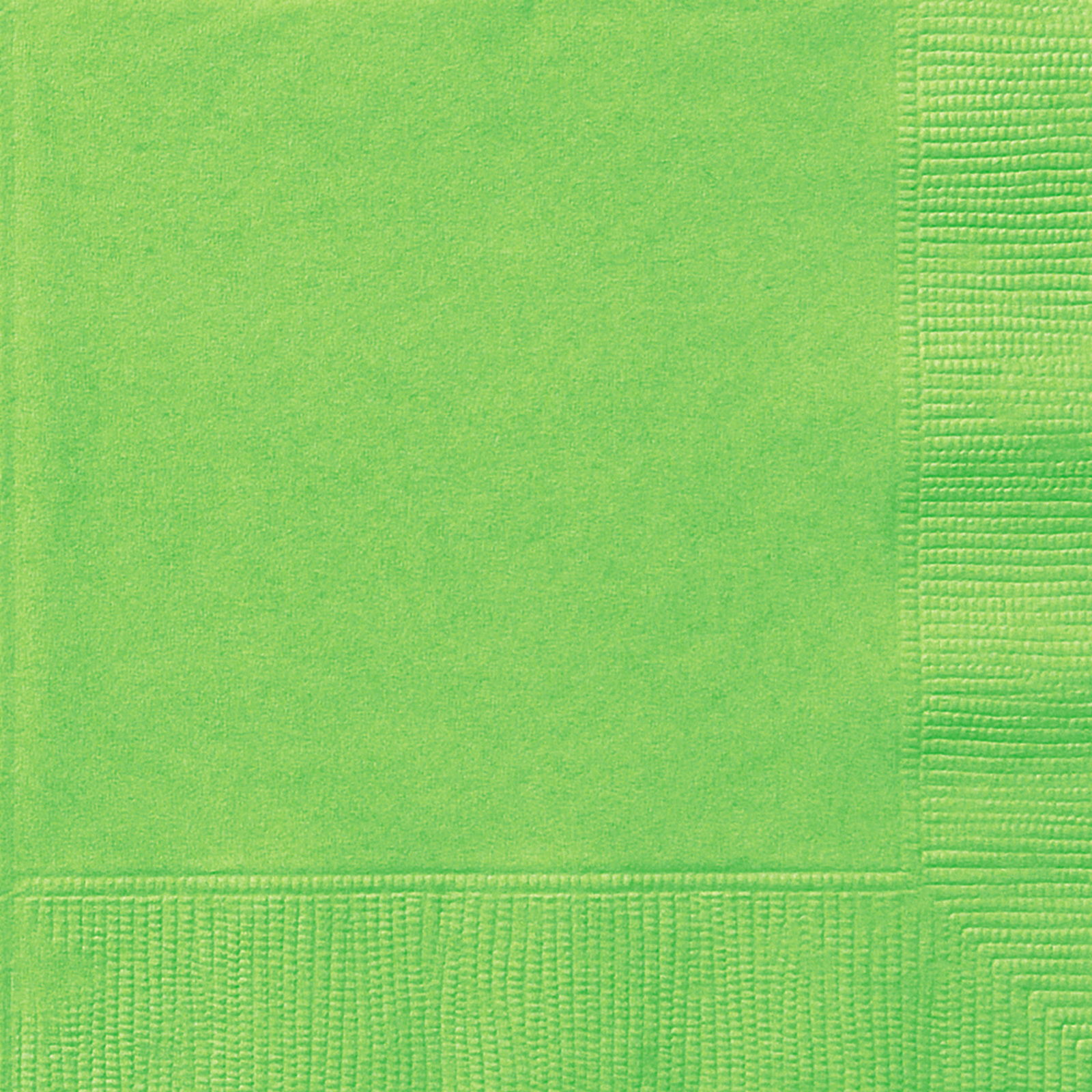 Lime Green Large Napkins (Pack of 50)