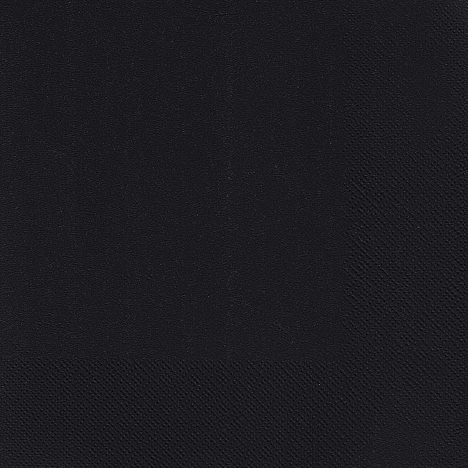 Black Lunch Napkins / Serviettes (Pack of 50)