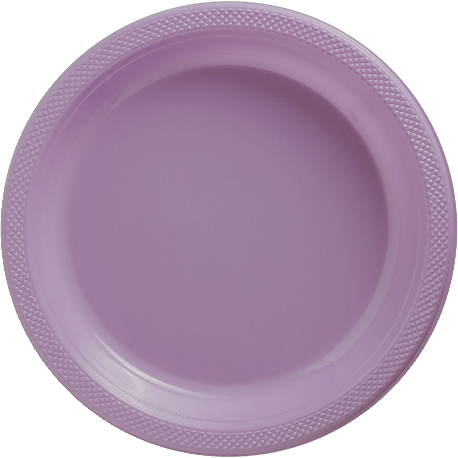Lilac Large Plastic Plates (Pack of 20)