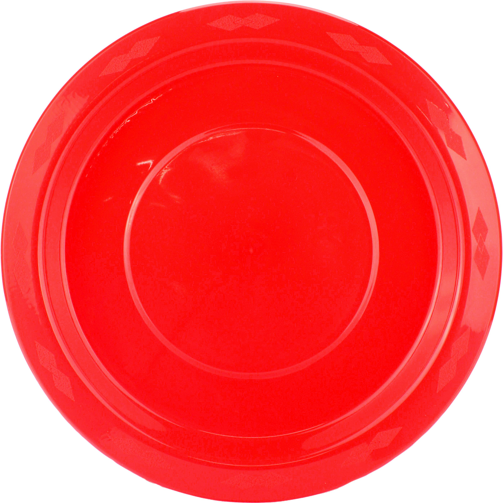 Red 23cm Plastic Reusable Plates (Pack of 20)