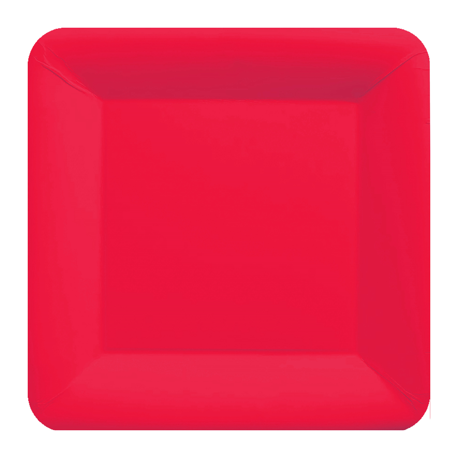 Apple Red 23cm Square Paper Plates NPC (Pack of 20)