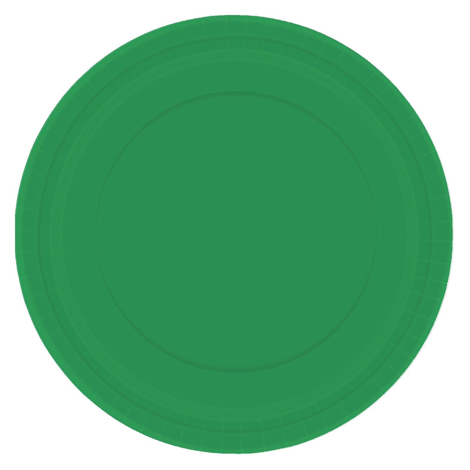 Festive Green 23cm Round Paper Plates NPC (Pack of 20)